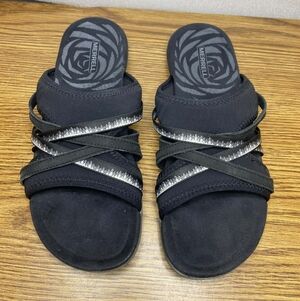 Merrell Women's Terran 3 Cush Slide Black Performance Footwear Comfort Size 8M